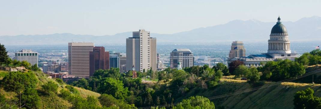 Panoramablick über Salt Lake City